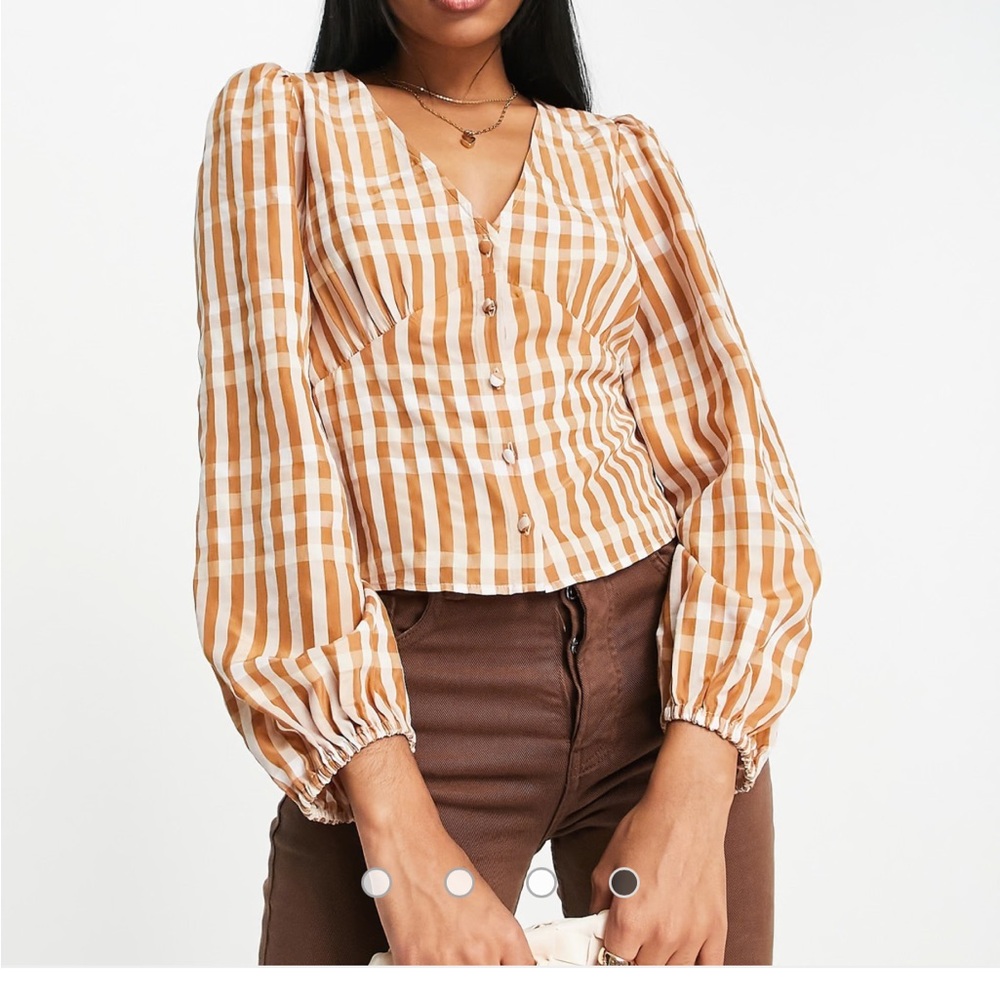 & other stories check print top